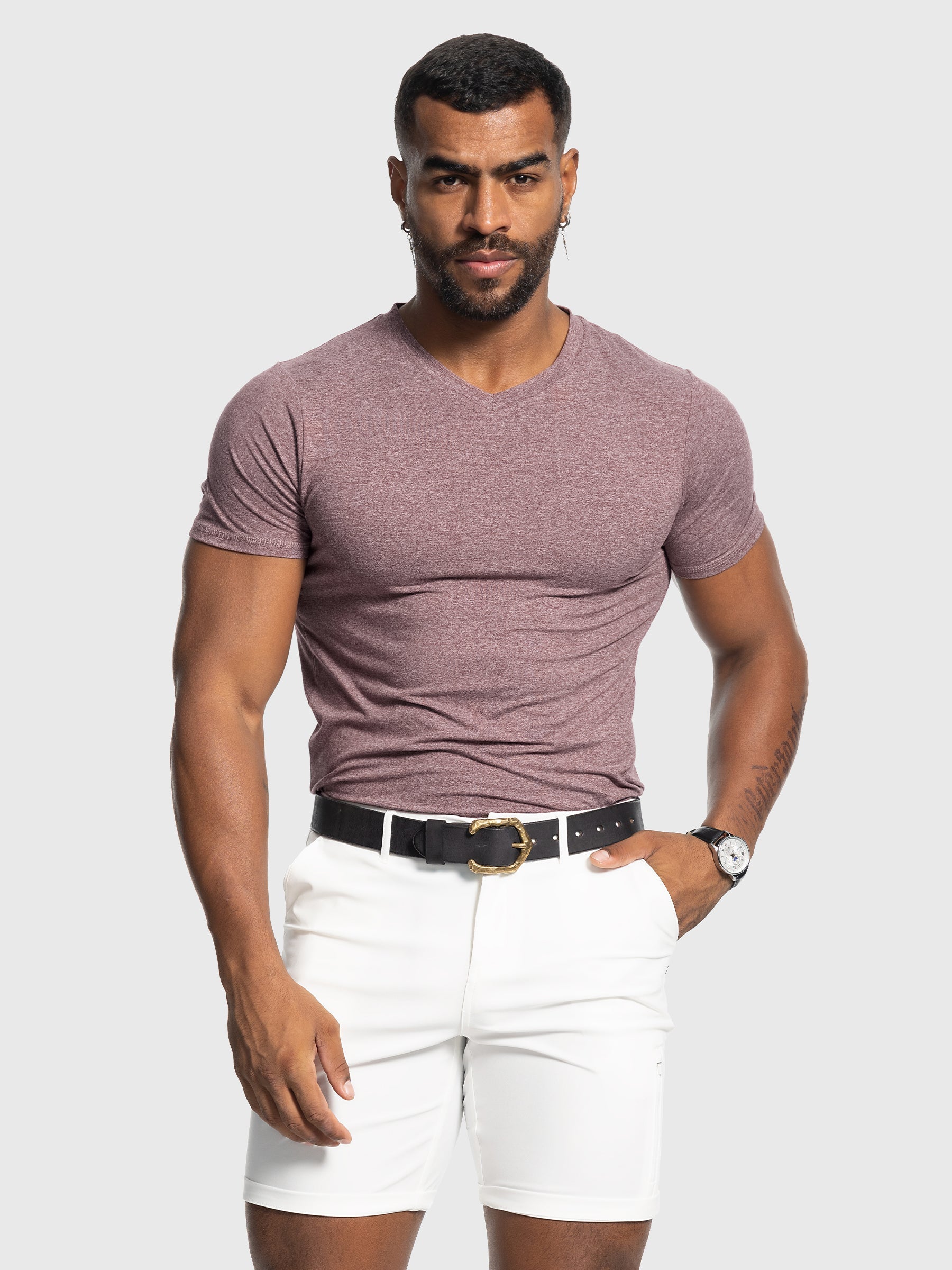 Clark Stretch V-neck t-shirt