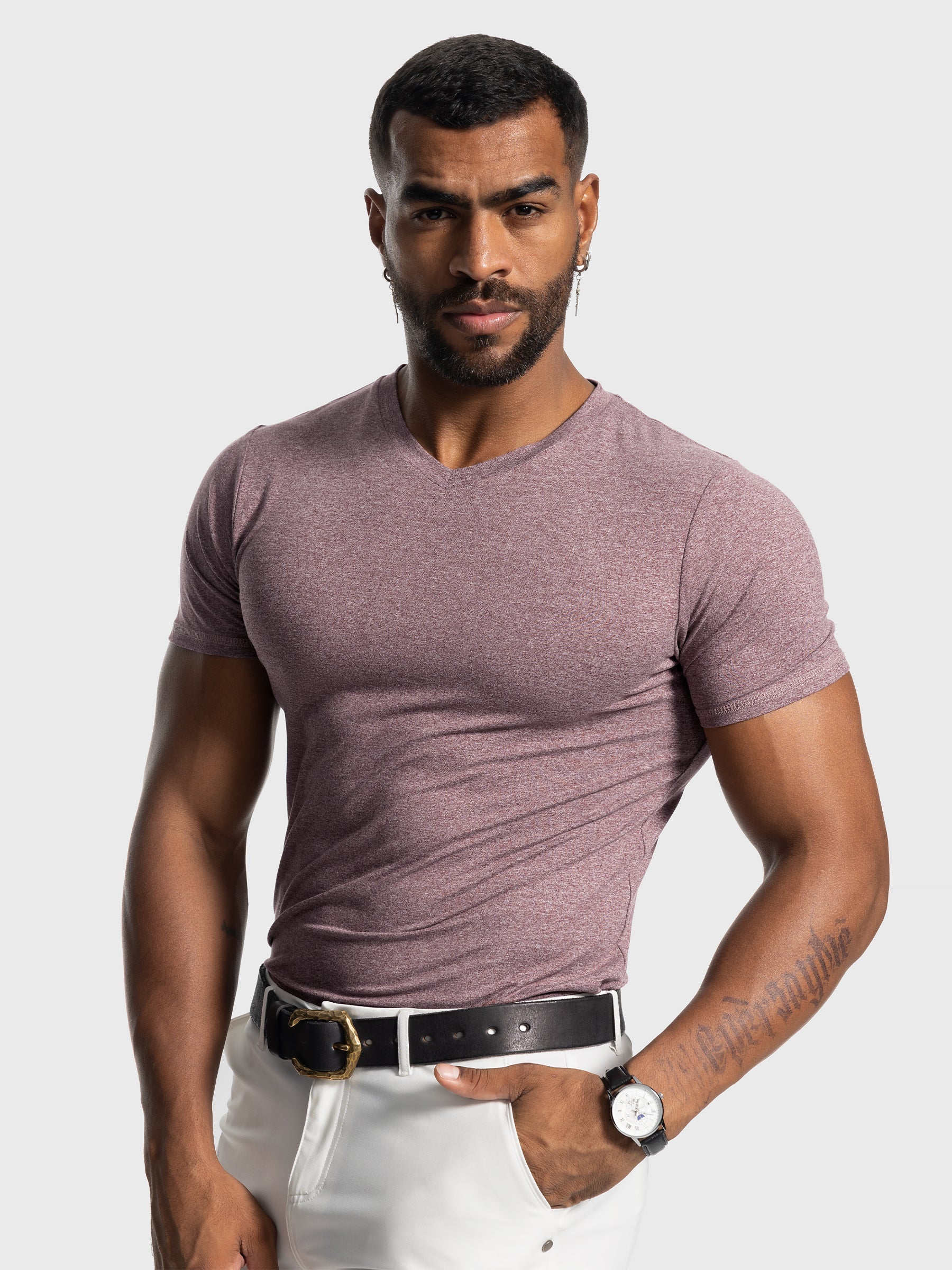 Clark Stretch V-neck t-shirt