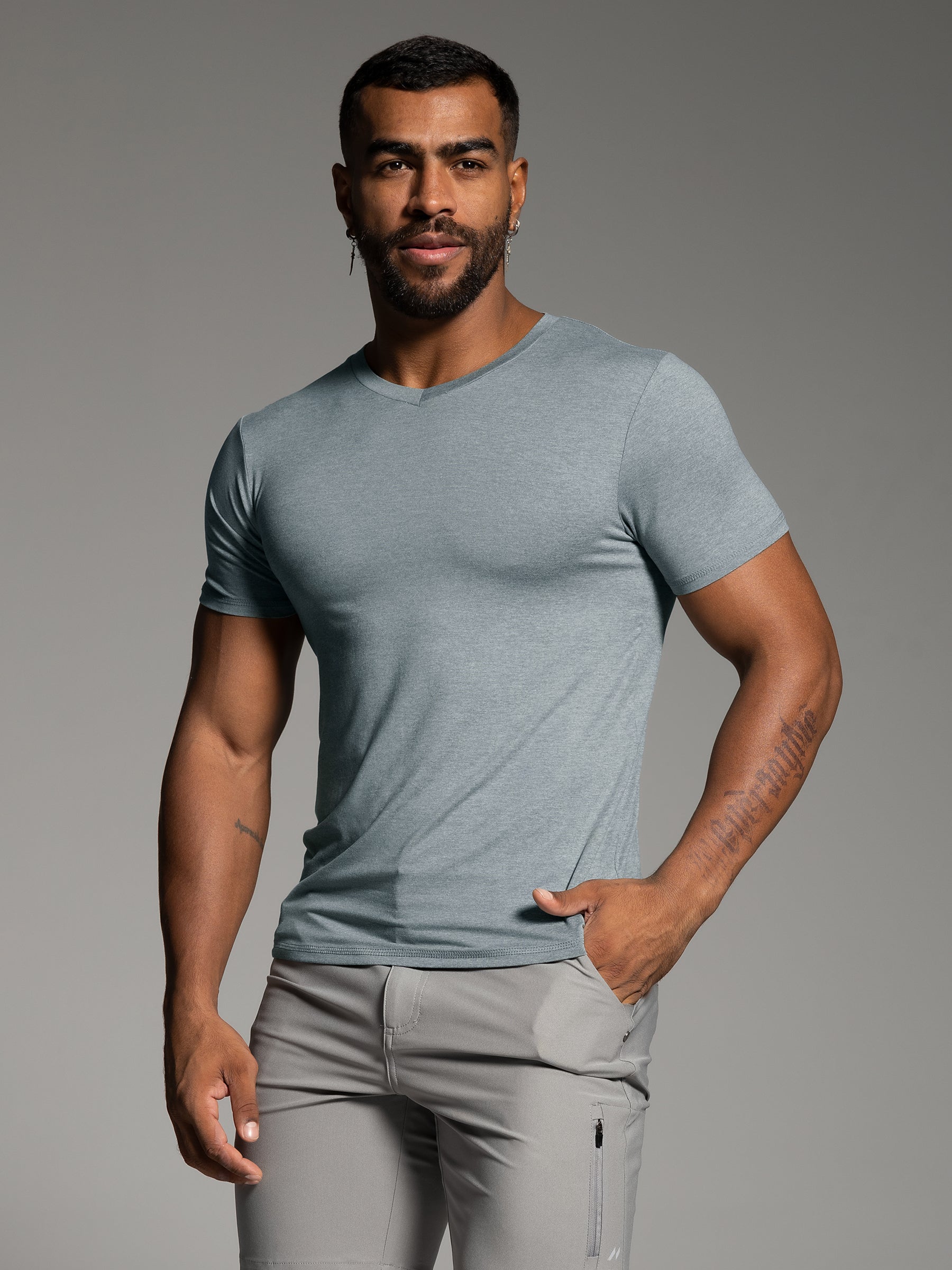 Clark Stretch V-neck t-shirt