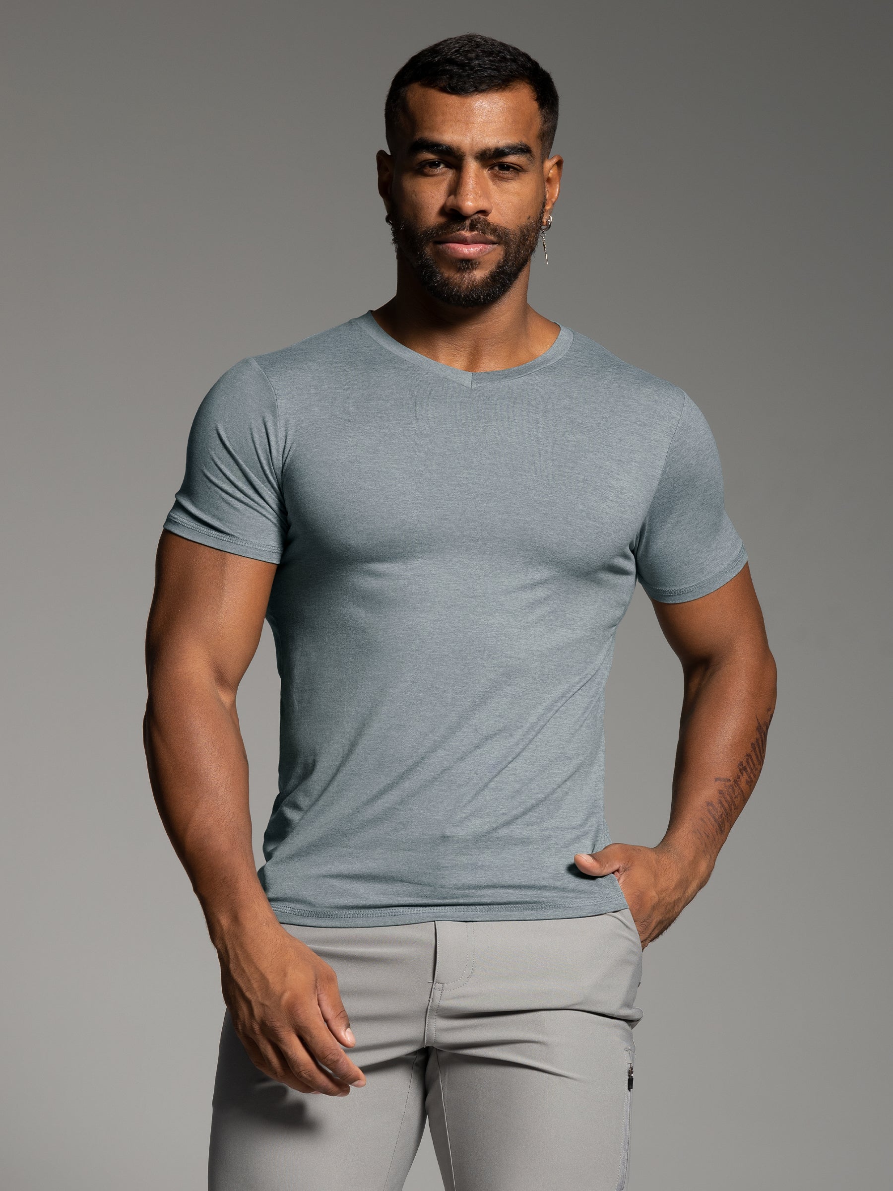 Clark Stretch V-neck t-shirt