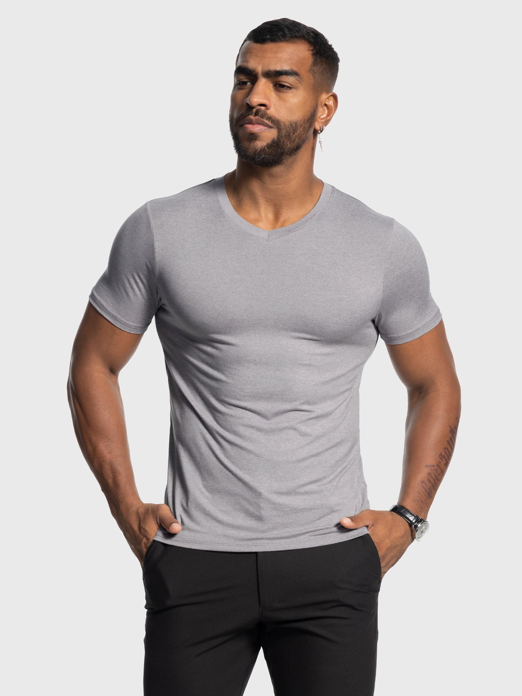 Clark Stretch V-neck t-shirt