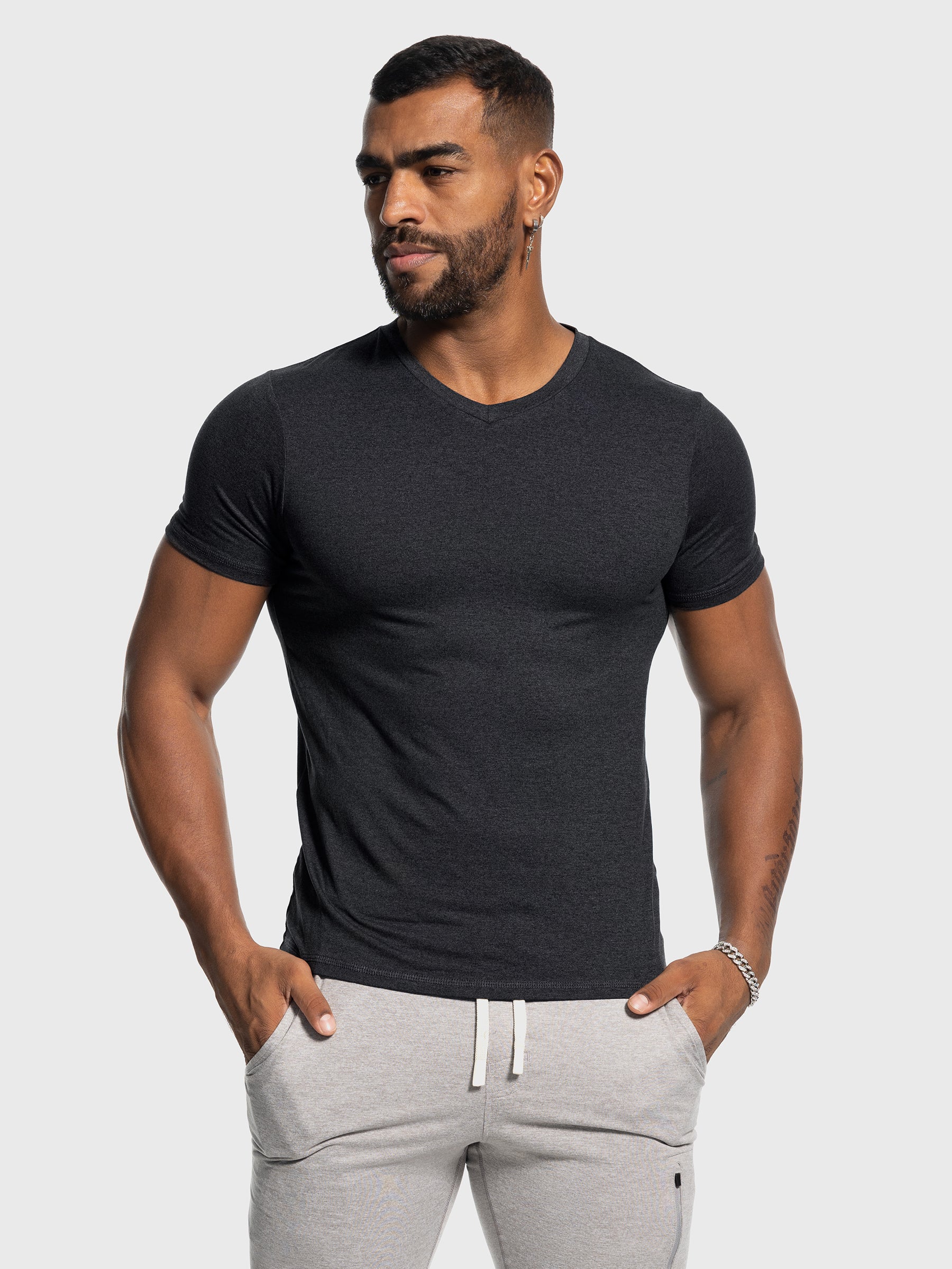 Clark Stretch V-neck t-shirt