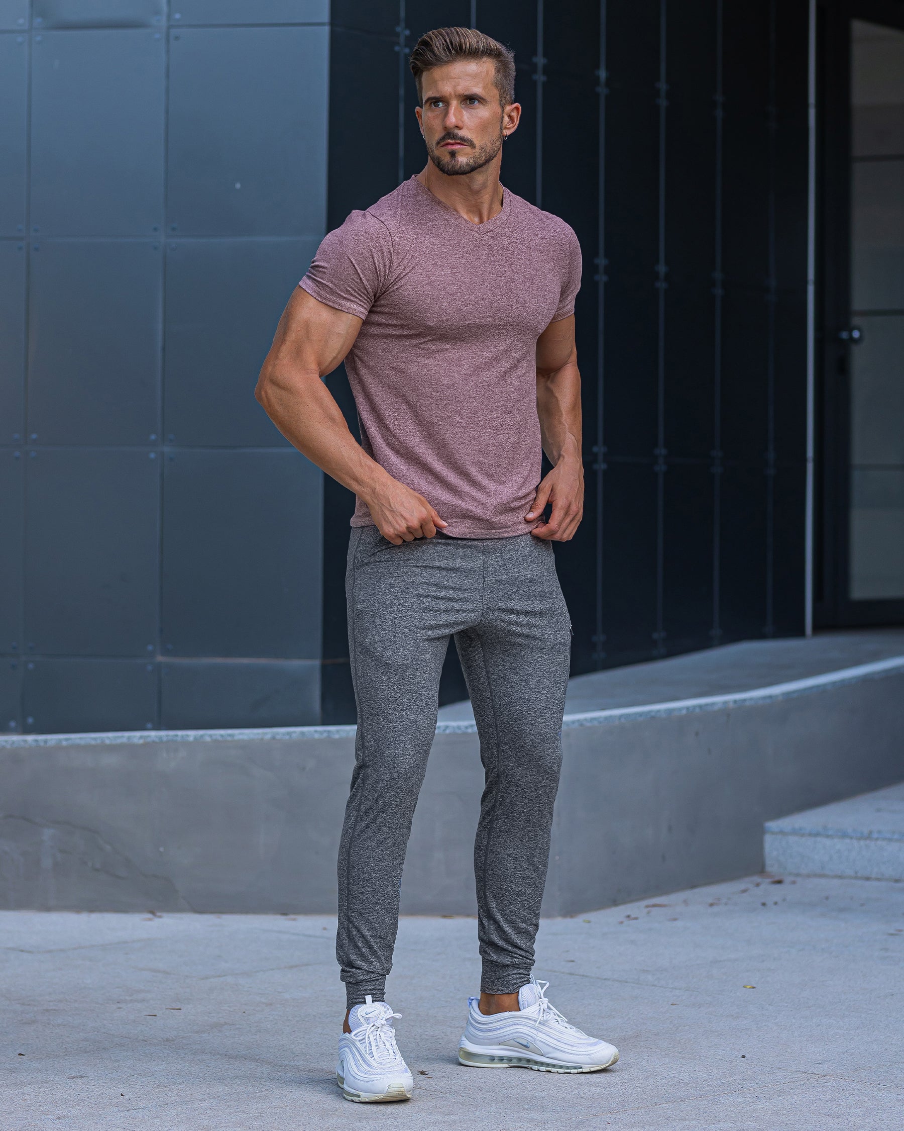 Clark Stretch V-neck t-shirt