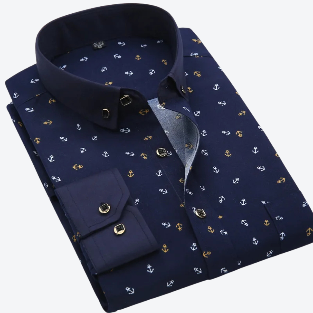 Vince™ Nautical Print Shirt