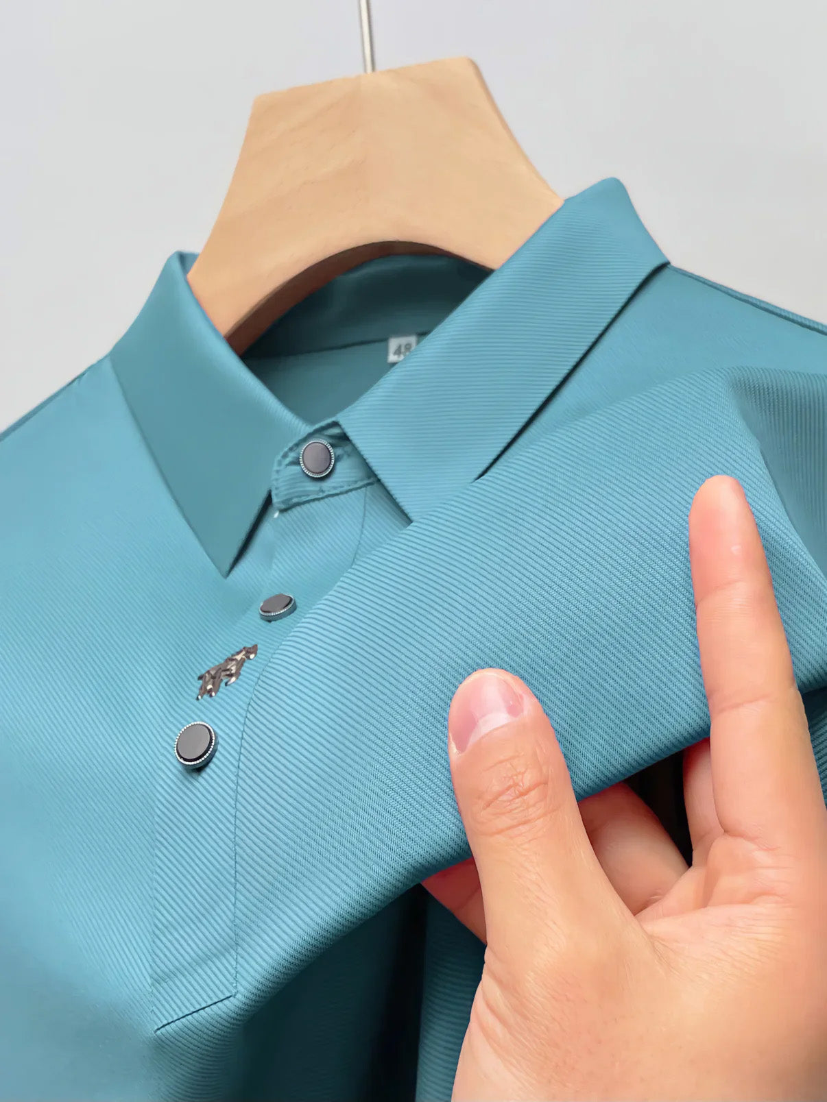 Vesper Classic: Wrinkle-Free Muscle Fit Polo Shirt
