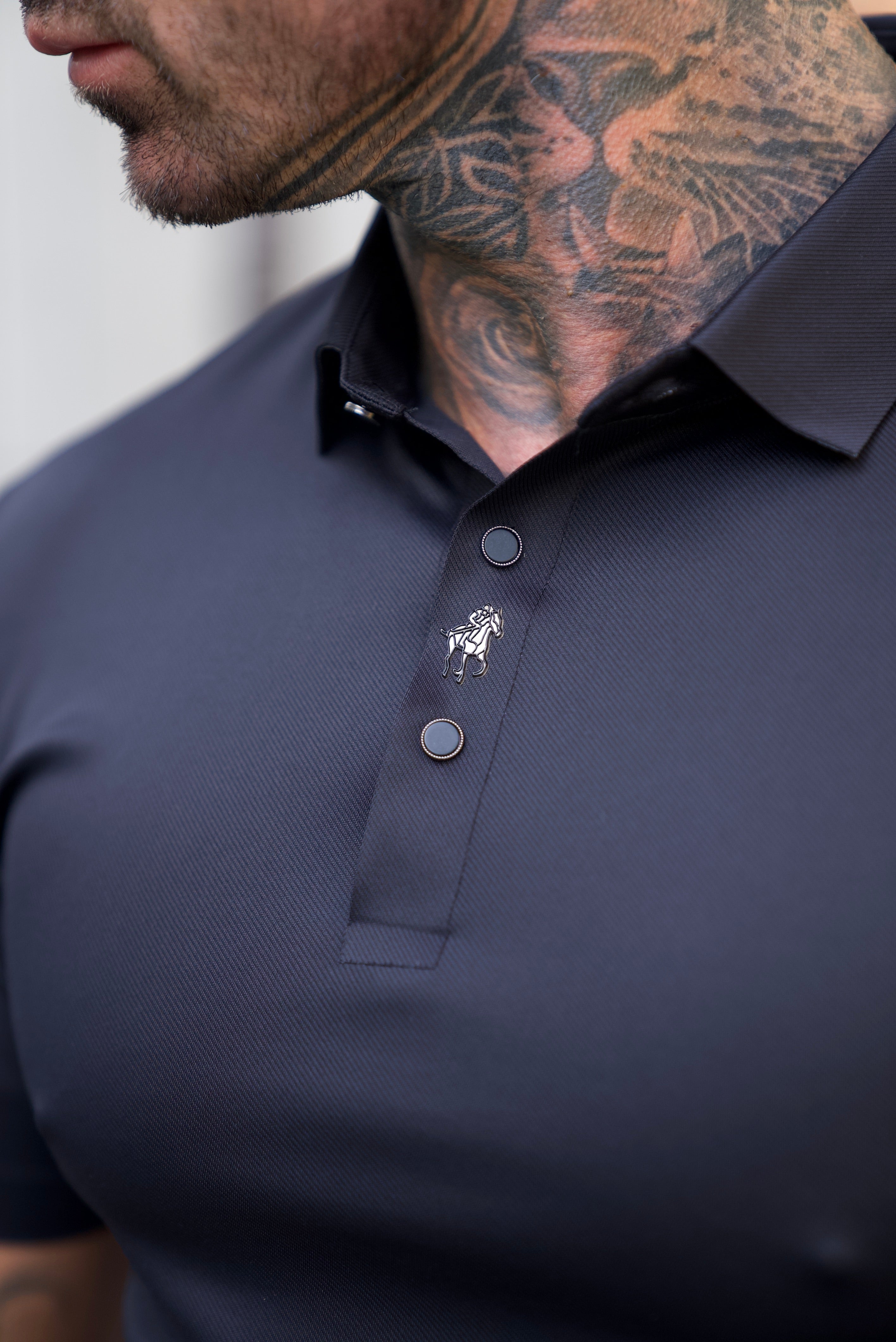 Vesper Classic: Wrinkle-Free Muscle Fit Polo Shirt
