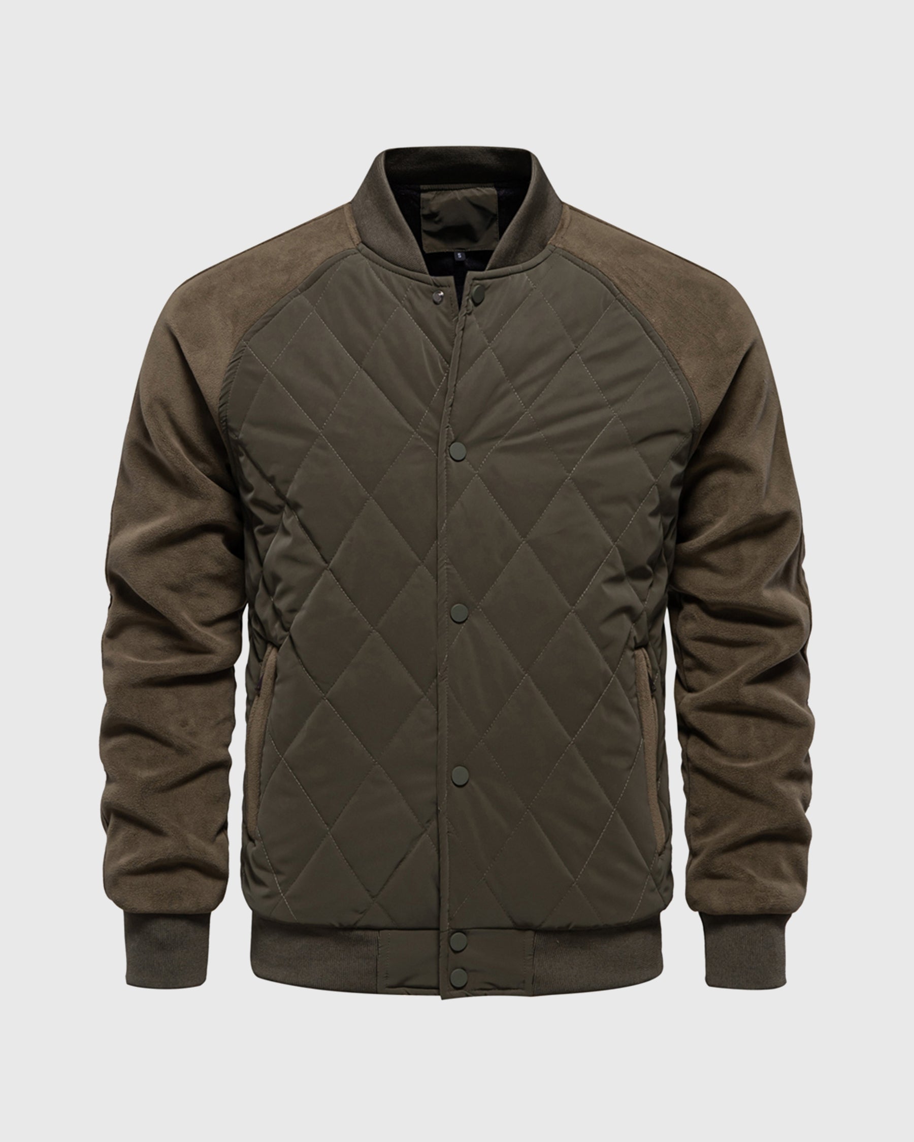 Tim diamond quilted Bomber Jacket
