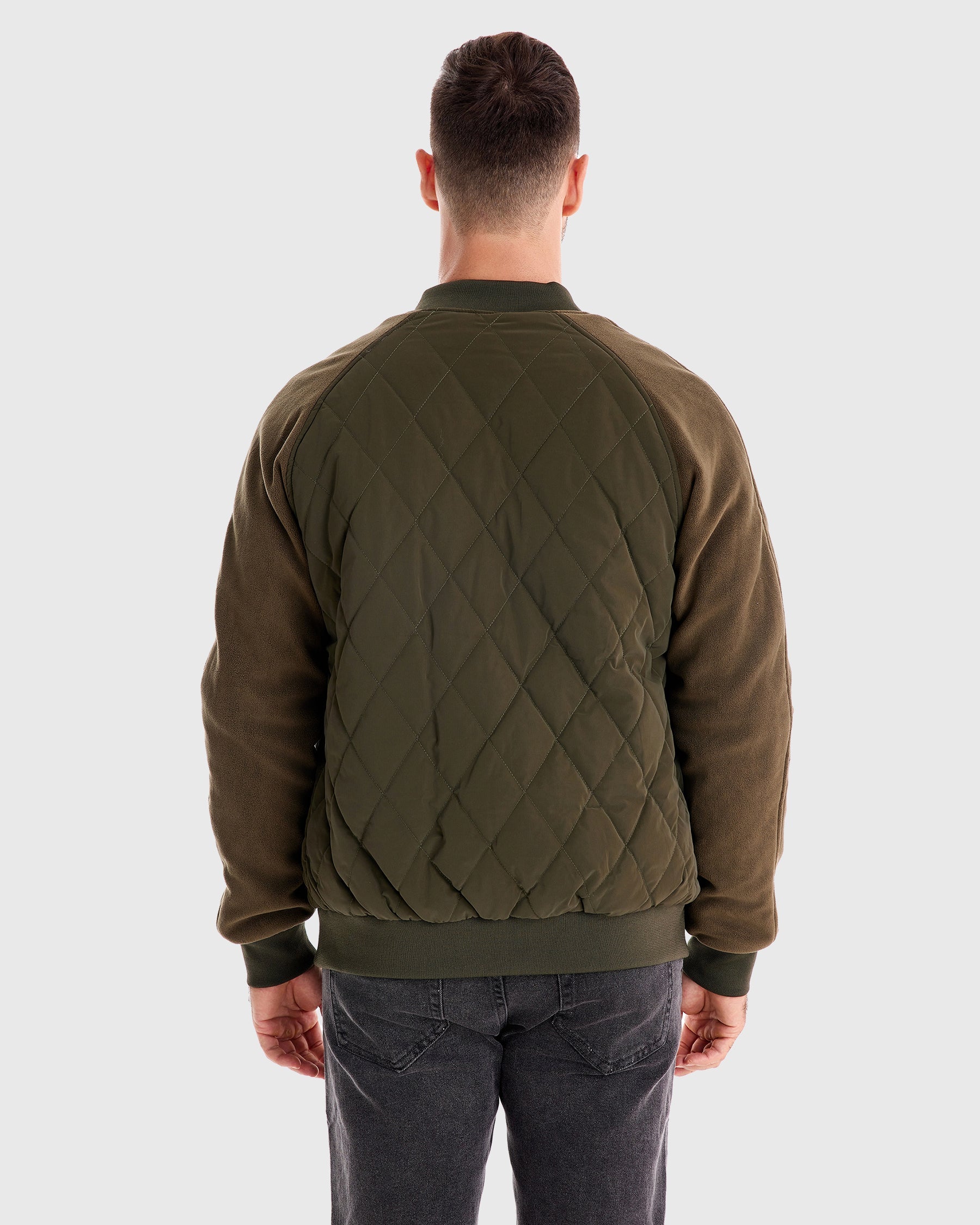 Tim diamond quilted Bomber Jacket
