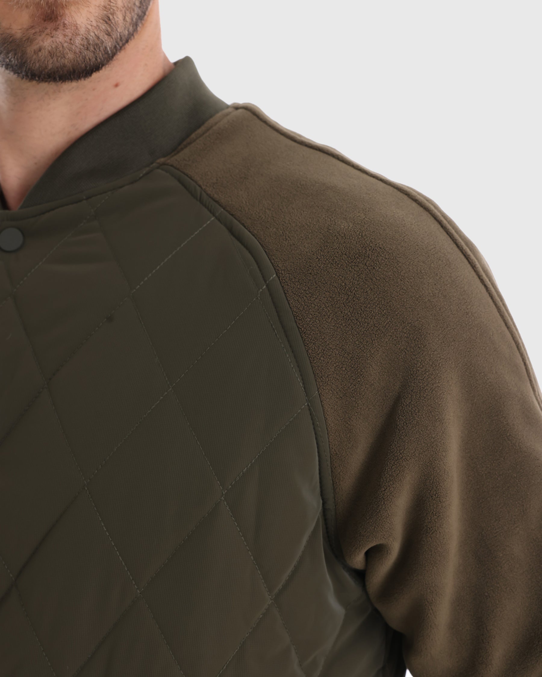 Tim diamond quilted Bomber Jacket