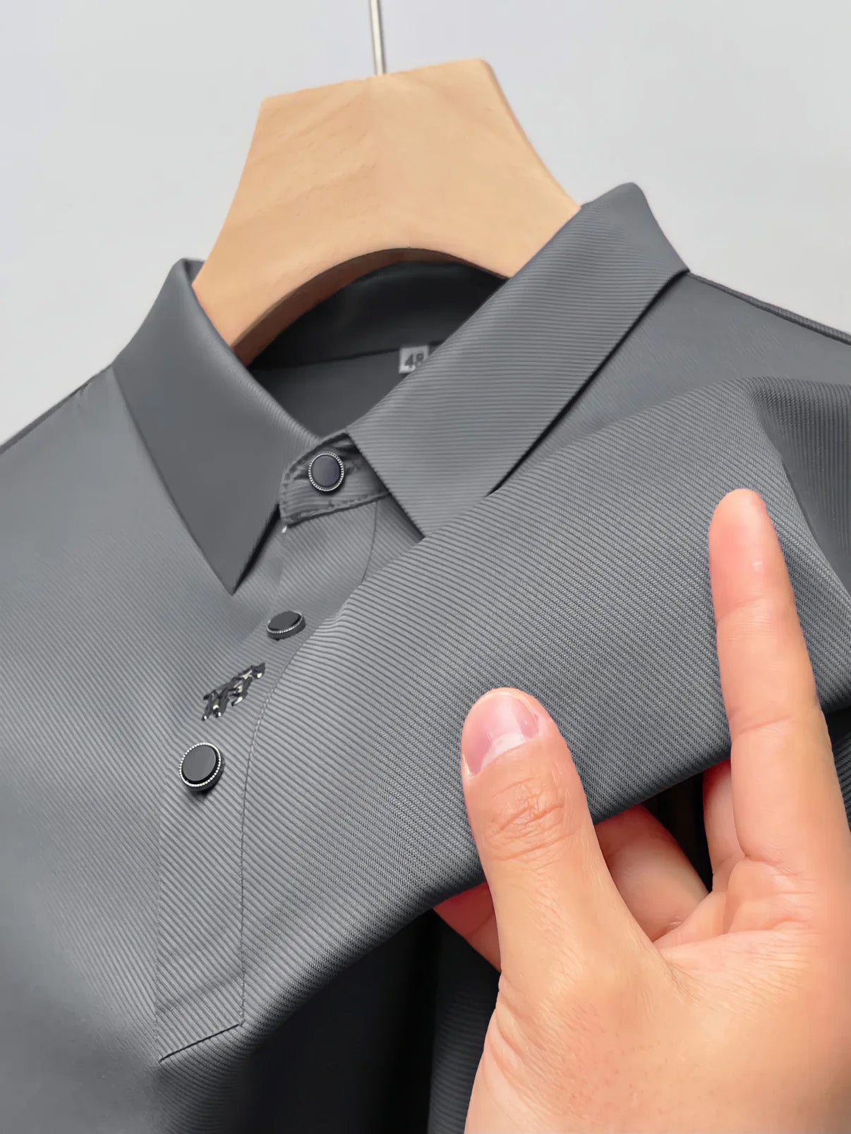 Vesper Classic: Wrinkle-Free Muscle Fit Polo Shirt