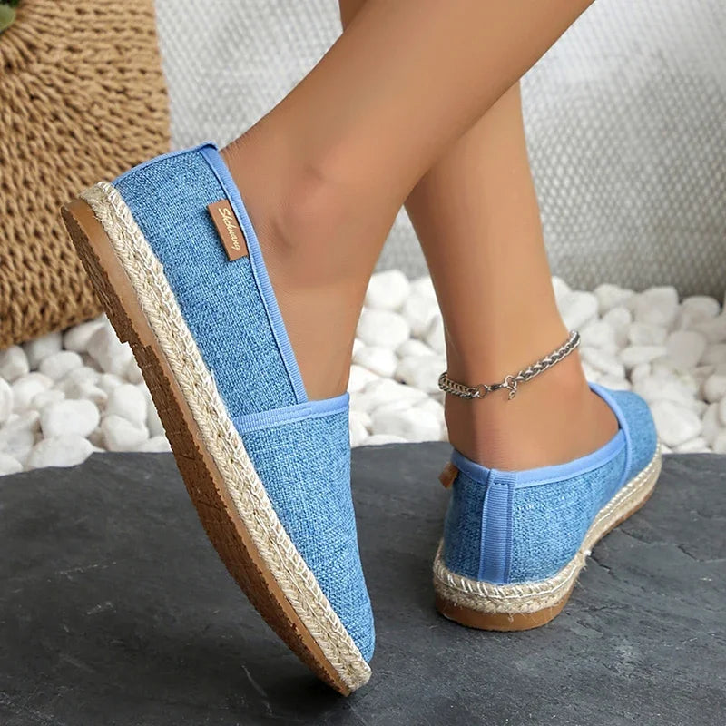 Coastal Breeze™ | Woman Canvas Flats Shoes