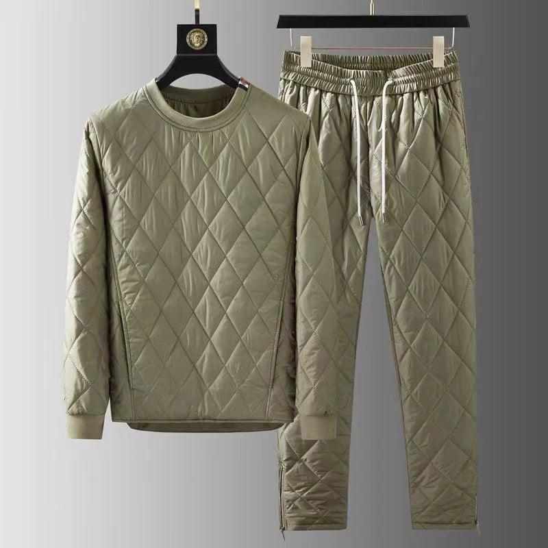 Diego | Diamond pattern two-piece comfy set