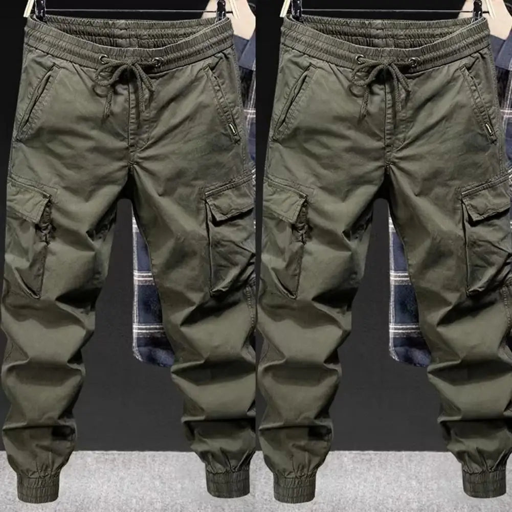 Dash™️ - Loose Fit Drawstring Cargo Pants with Elastic Waist and Multi-Pockets