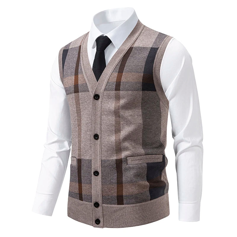 Whitford™ Plaid Knit Vest