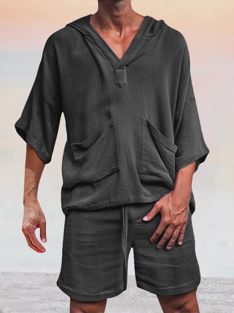 Swag™ | Casual Linen Pullover Hoodie Set