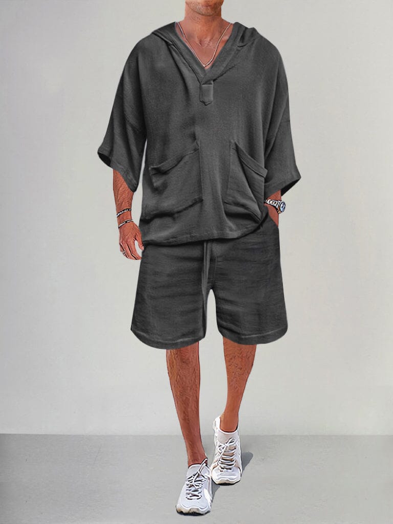Swag™ | Casual Linen Pullover Hoodie Set