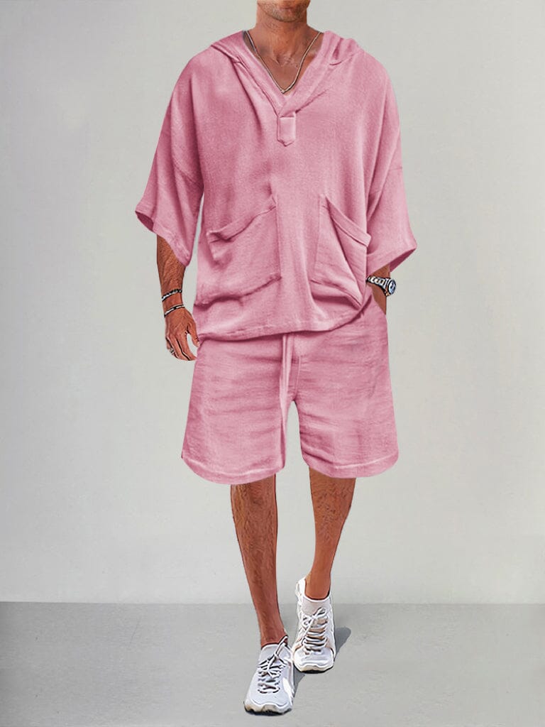 Swag™ | Casual Linen Pullover Hoodie Set