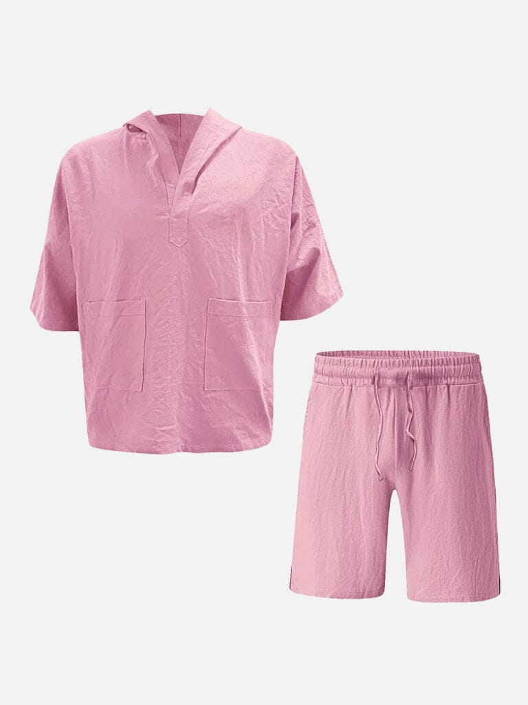 Swag™ | Casual Linen Pullover Hoodie Set