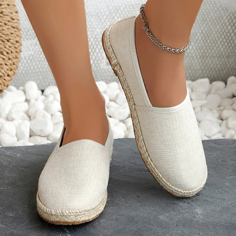 Coastal Breeze™ | Woman Canvas Flats Shoes
