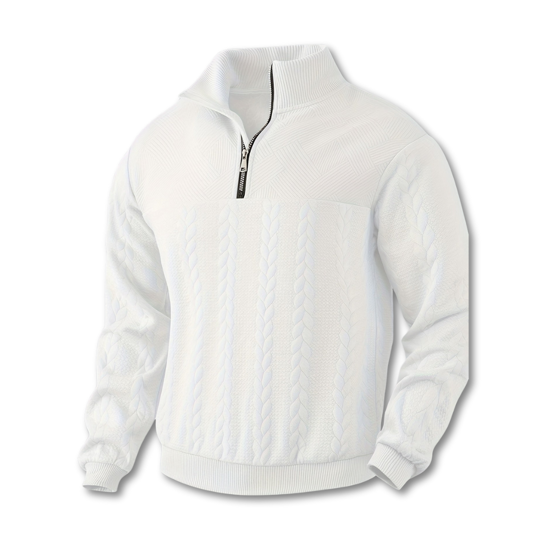 Ross™ | Vintage Men’s Sweater with Zipper