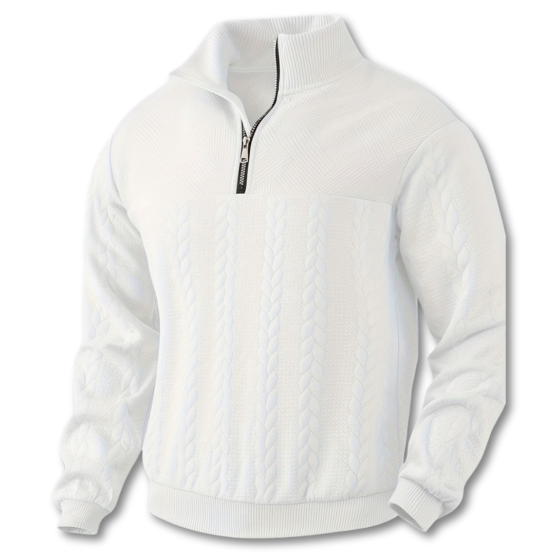Ross™ | Vintage Men’s Sweater with Zipper