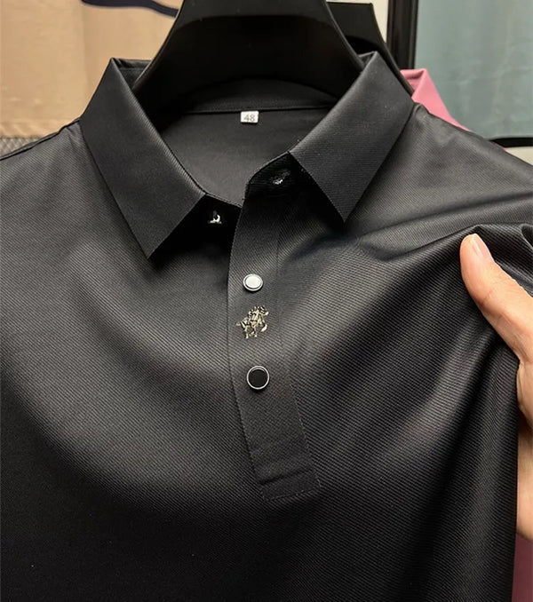 Vesper Classic: Wrinkle-Free Muscle Fit Polo Shirt