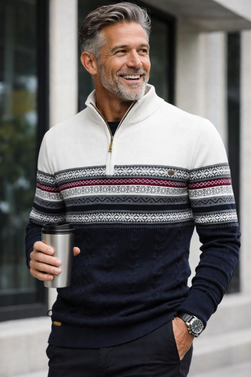 Oslo™ | Quarter Zip Knit Sweater
