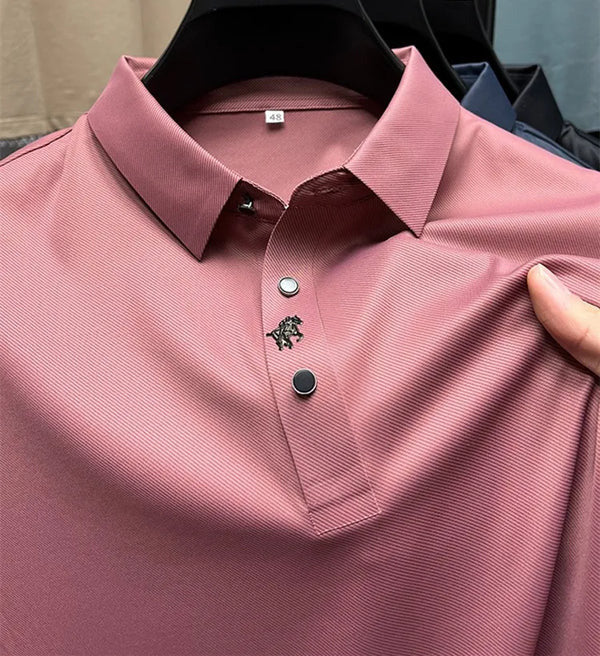 Vesper Classic: Wrinkle-Free Muscle Fit Polo Shirt