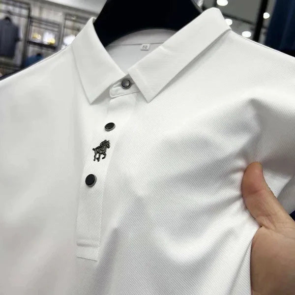 Vesper Classic: Wrinkle-Free Muscle Fit Polo Shirt